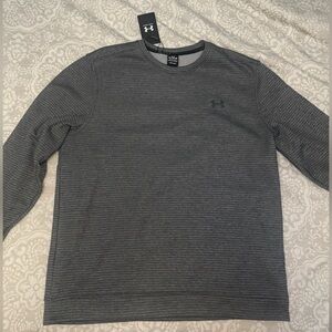 Under Armour Storm SweaterFleece Crew Golf Pullover Gray XL
